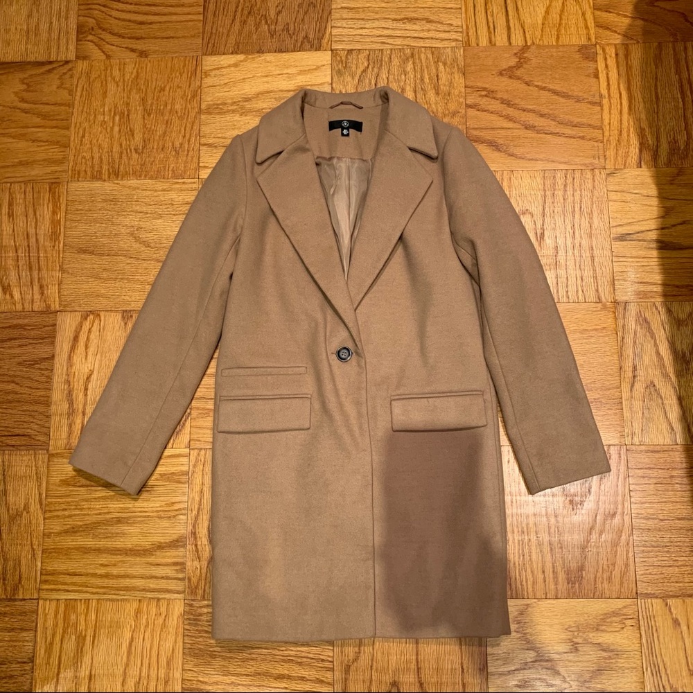 Missguided Formal Coat in Camel Women’s Size 2